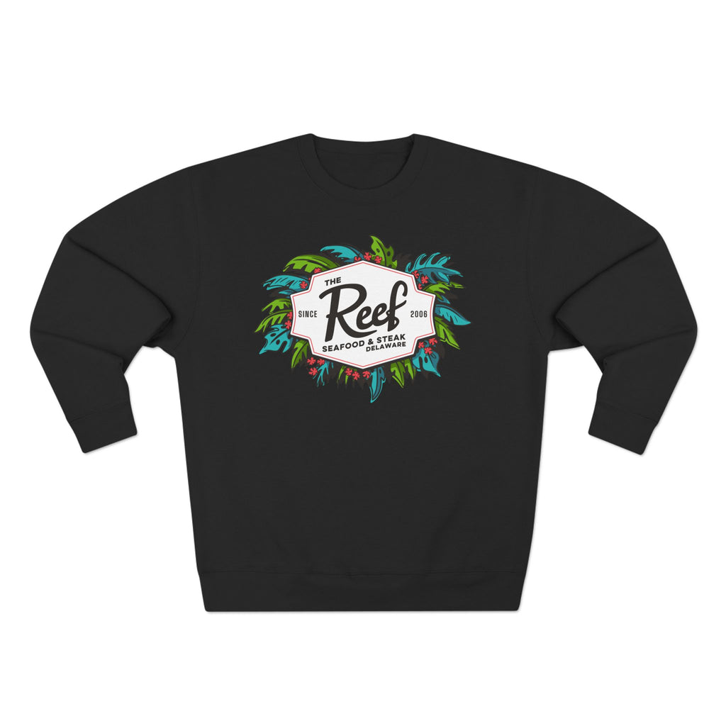Tropical Leaves Crew Neck