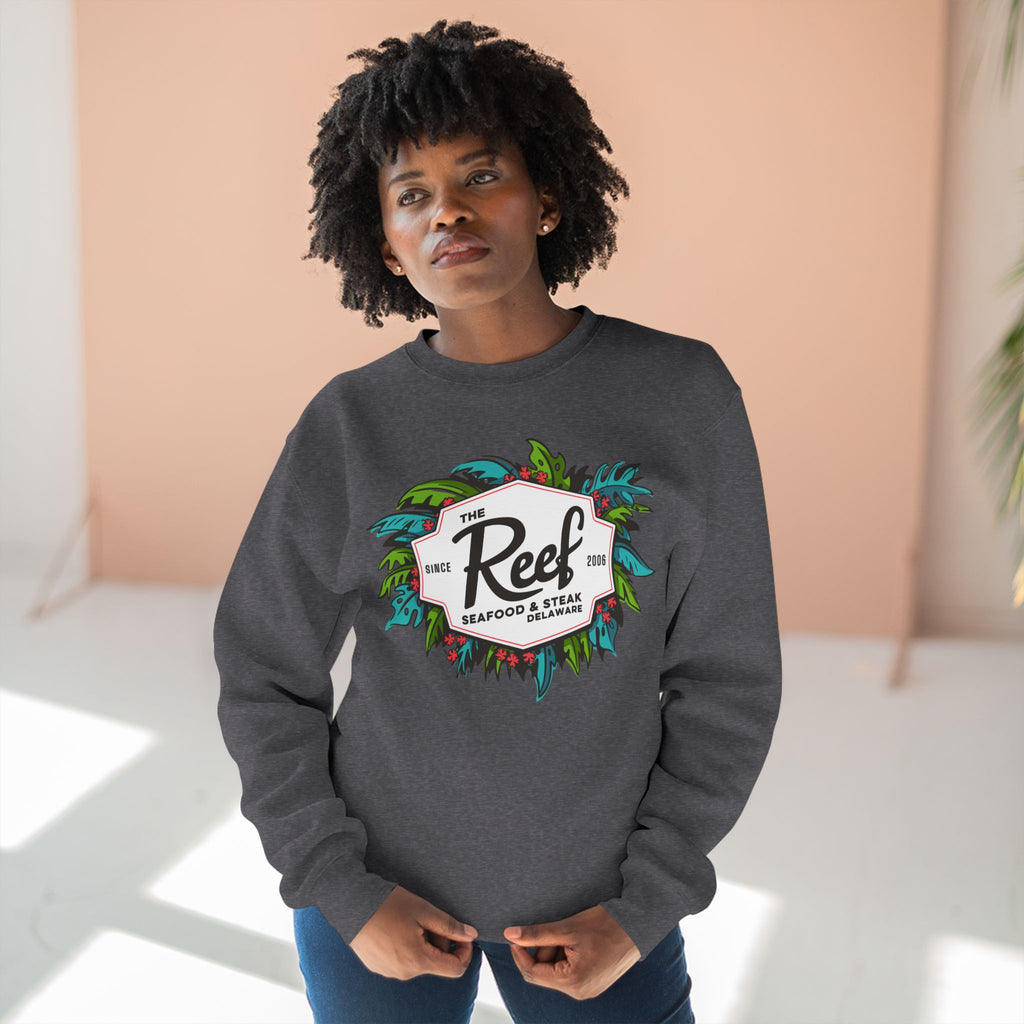 Tropical Leaves Crew Neck