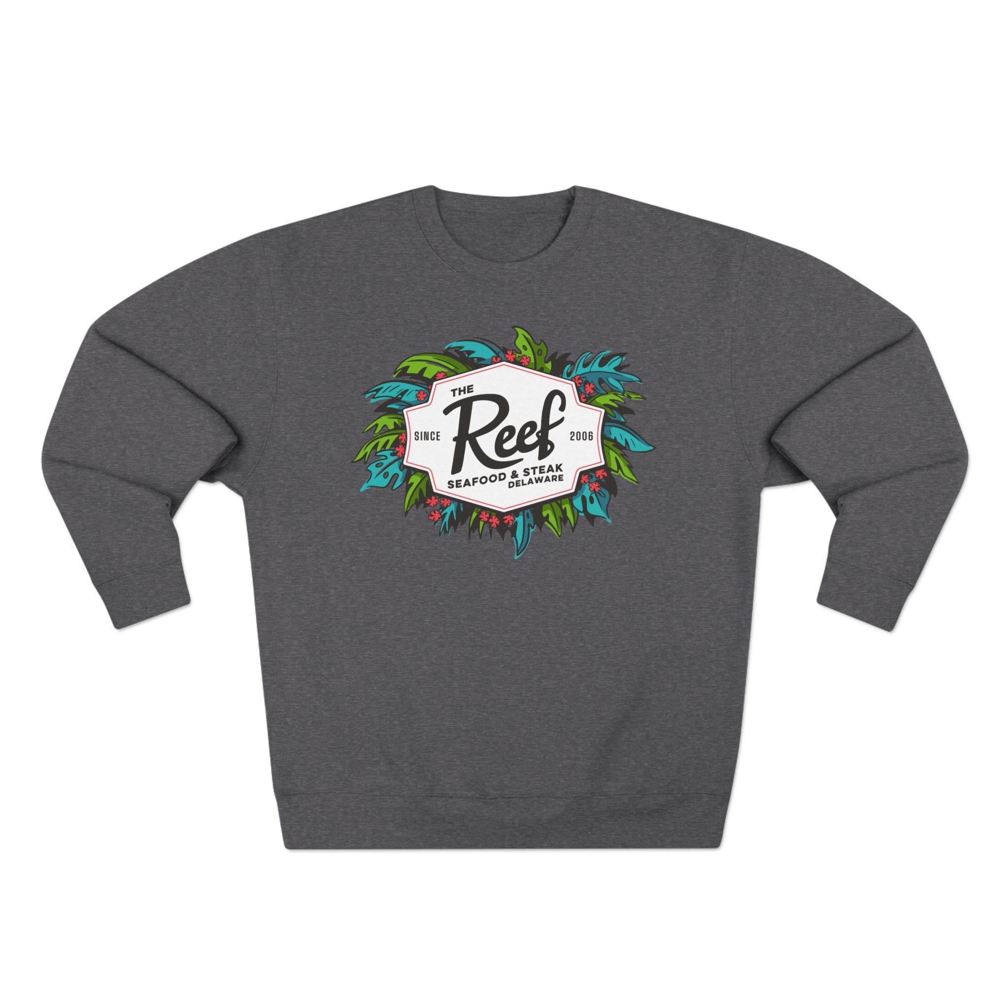Tropical Leaves Crew Neck