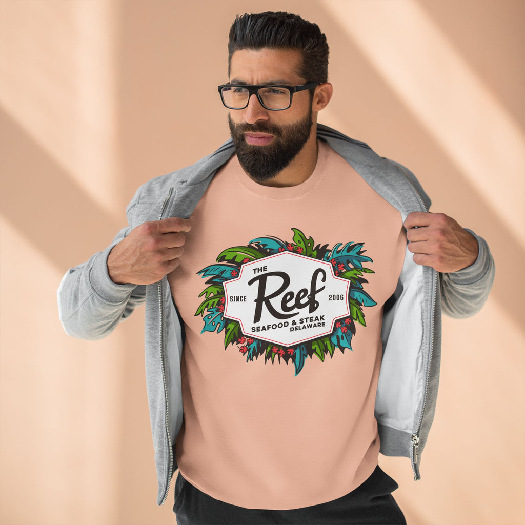 Tropical Leaves Crew Neck