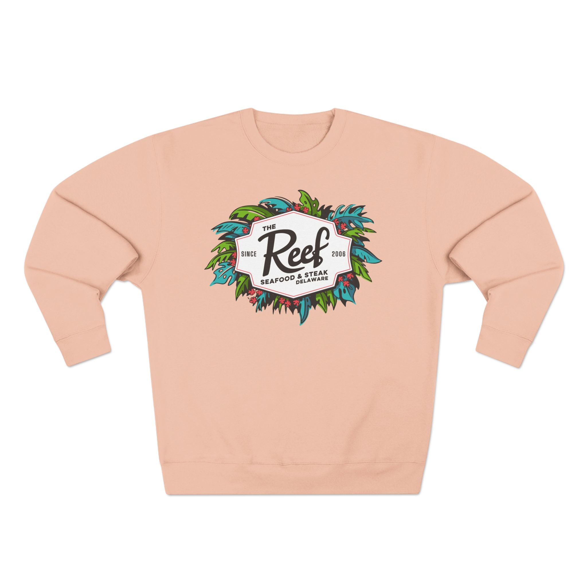 Tropical Leaves Crew Neck